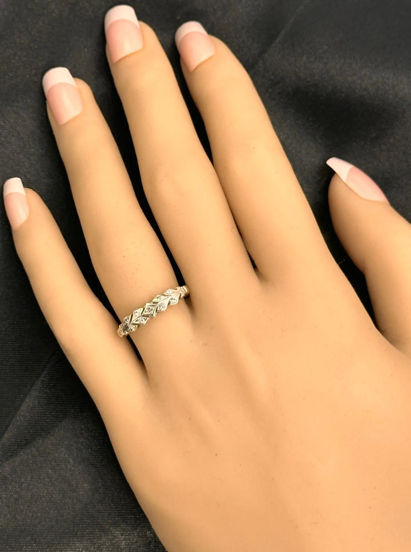 Radiant Reverie: 9ct Yellow & White Gold Synthetic Spinel Ring