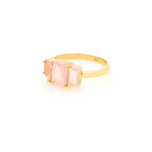 Reverie / Ring / Rose Quartz   Gold