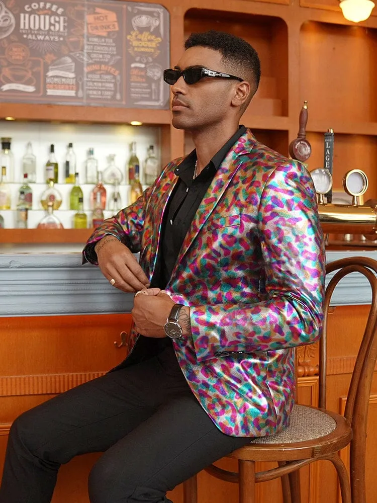 Stylish Metallic Blazer Jacket (US Only)