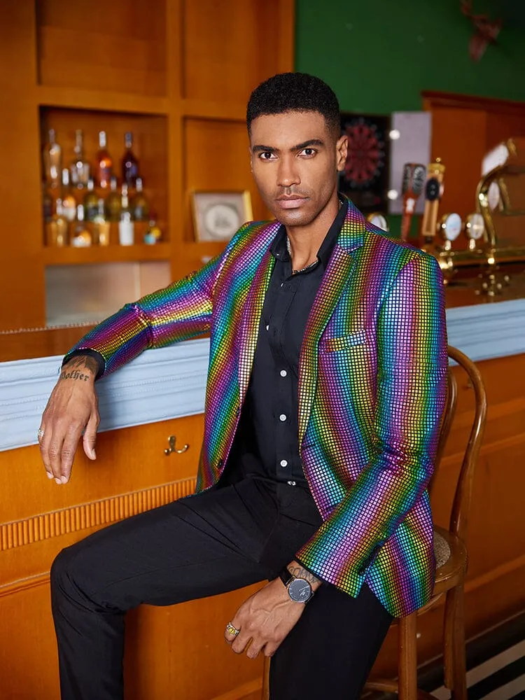 Stylish Metallic Blazer Jacket (US Only)