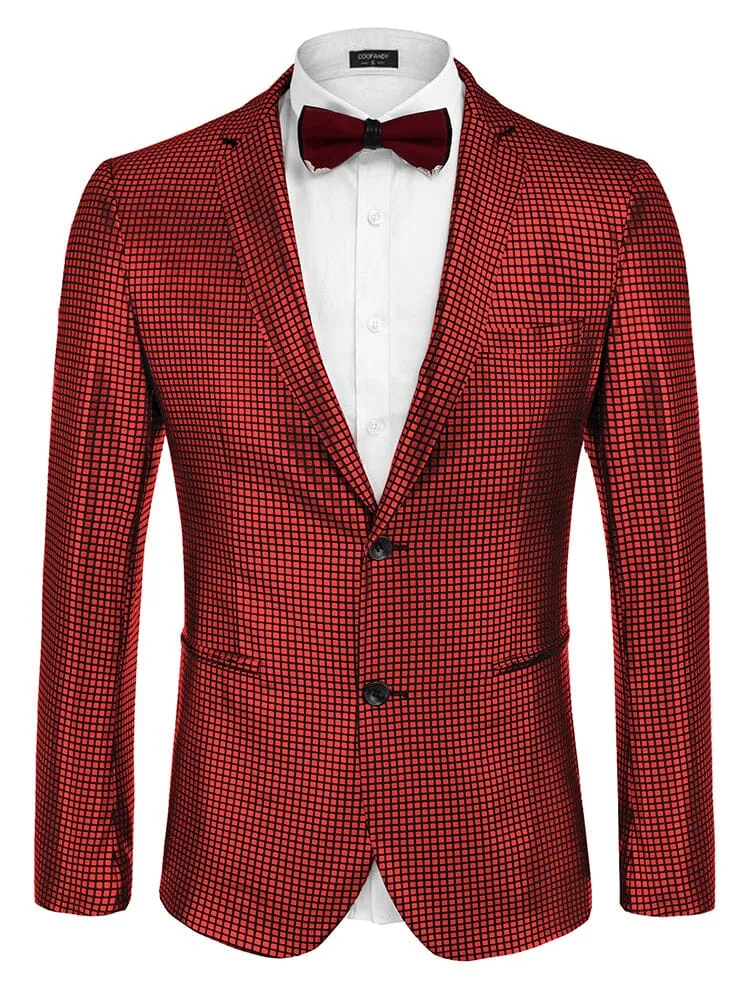 Stylish Metallic Blazer Jacket (US Only)