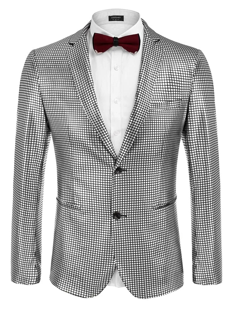 Stylish Metallic Blazer Jacket (US Only)
