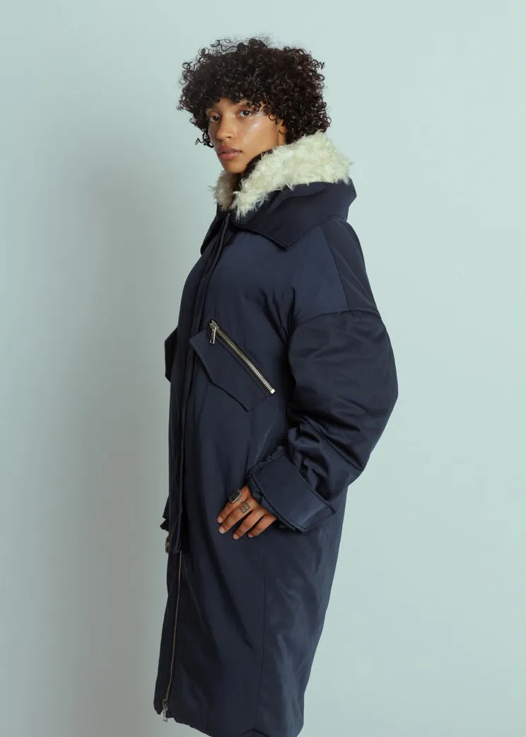 Tela Blue Flaminia Coat