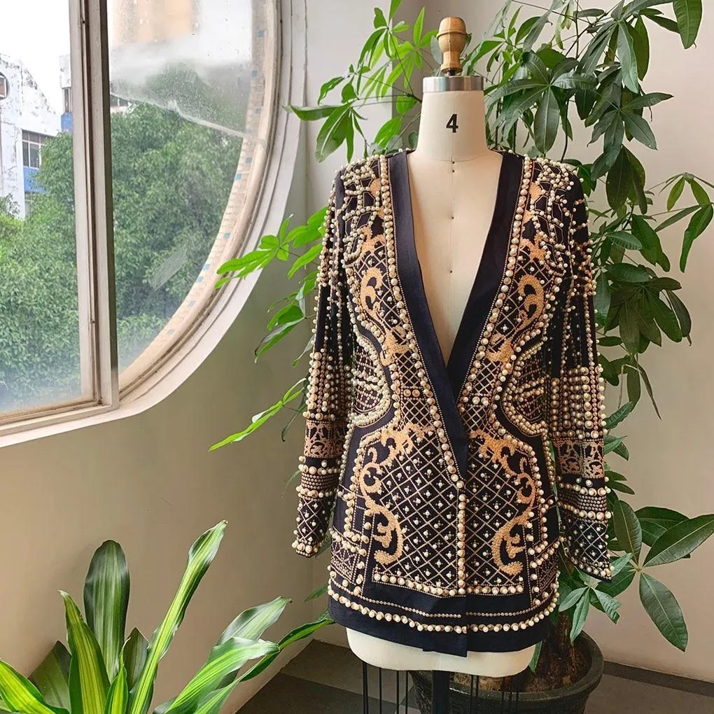 The Perfect Beaded Blazer
