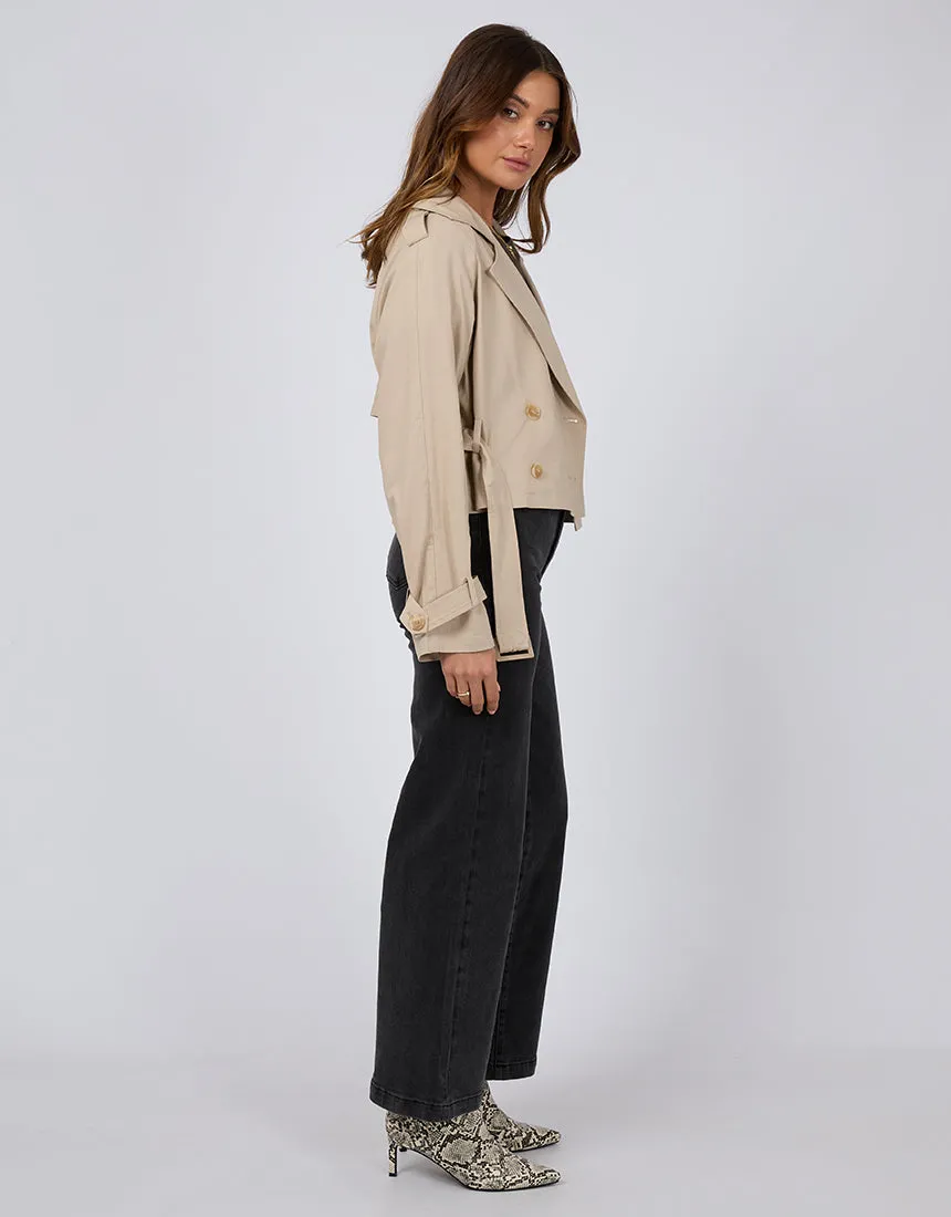 Toledo Cropped Trench Coat