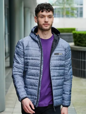 Vegan Men's Hooded Firedown Packaway Baffle Jacket | Multiple Colours