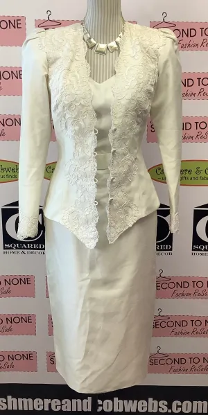 Vintage Gown With Lace Coat (S)