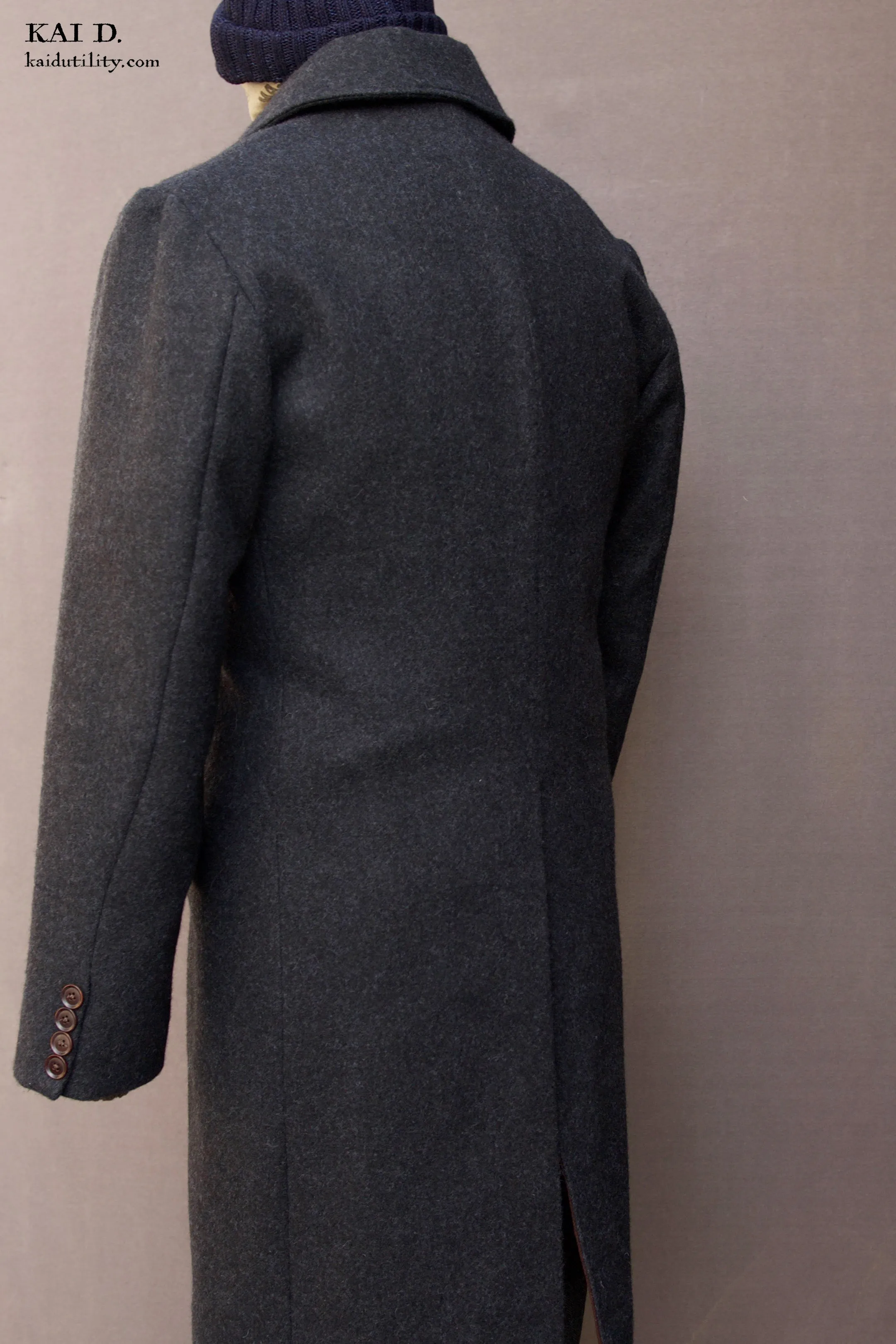 Wool Cashmere Shelby Over Coat - L, XL (NO RETURN)