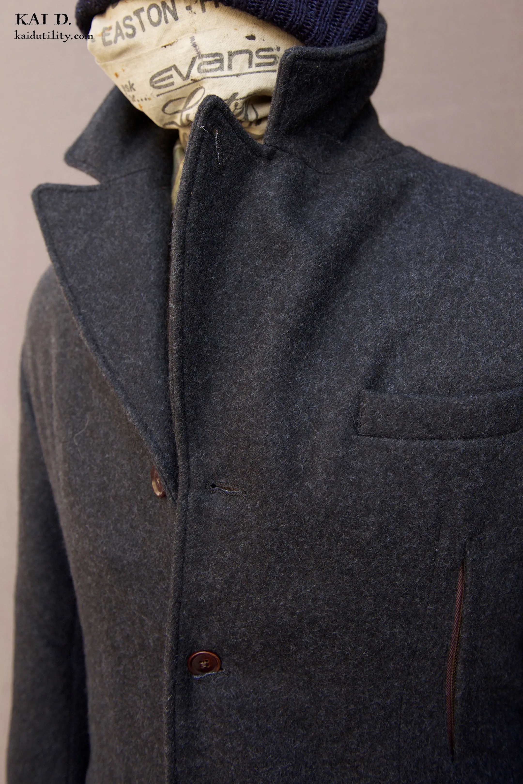 Wool Cashmere Shelby Over Coat - L, XL (NO RETURN)
