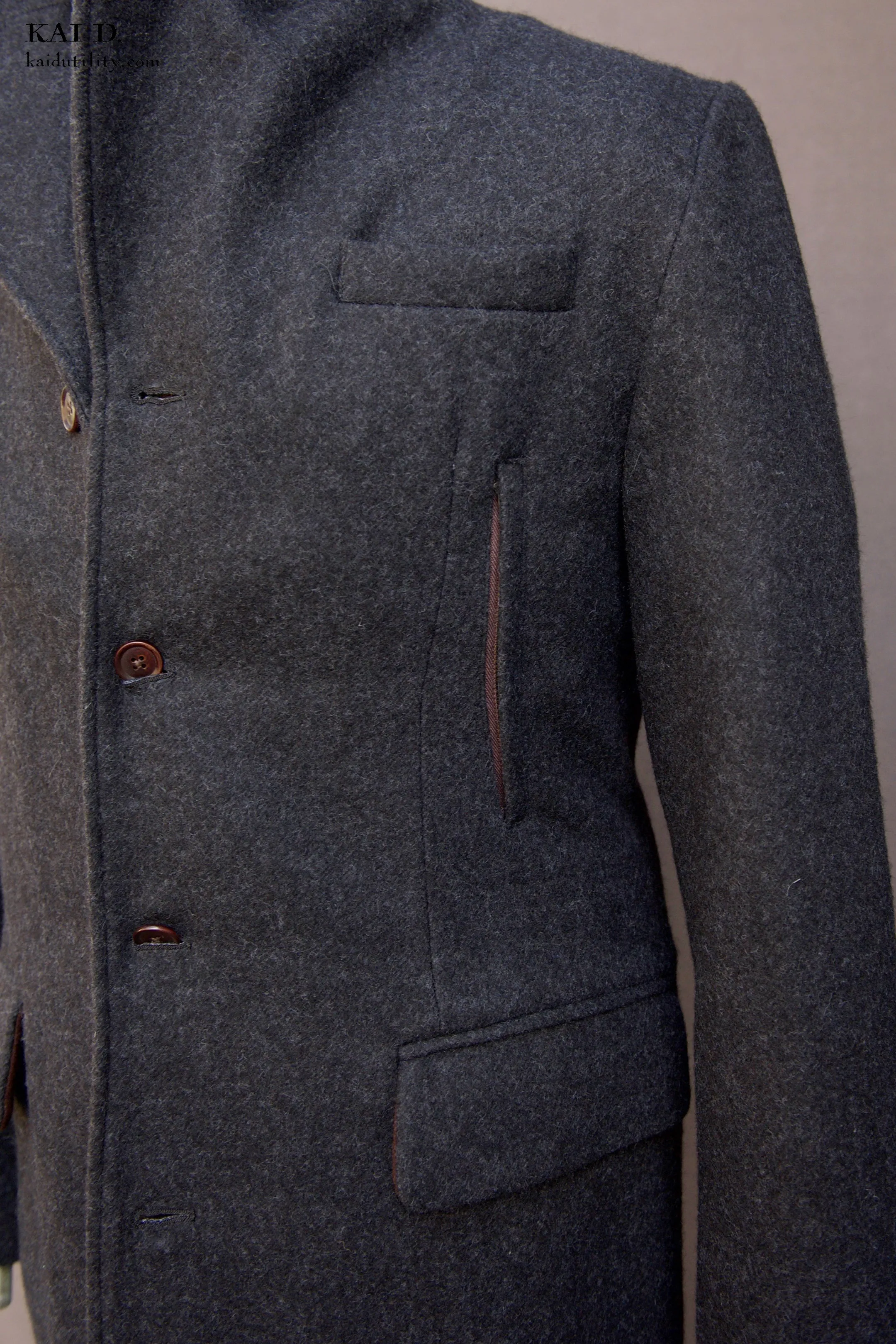 Wool Cashmere Shelby Over Coat - L, XL (NO RETURN)